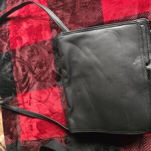 Black Leather Men's Bag